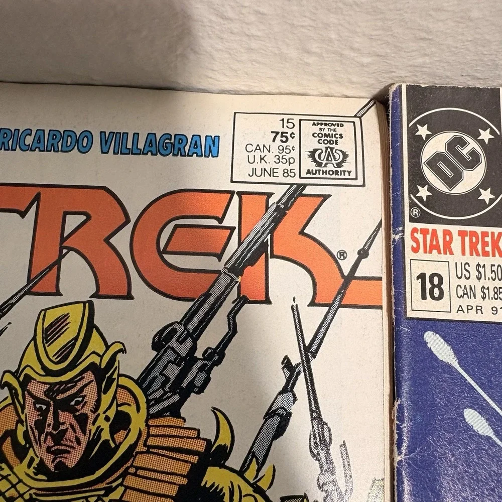 Vintage Star Trek DC comics Books 1986 ,85,91 Lot Of 6